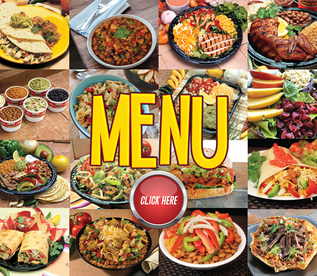 Link image button to Charo Chicken menu page. "Menu"
